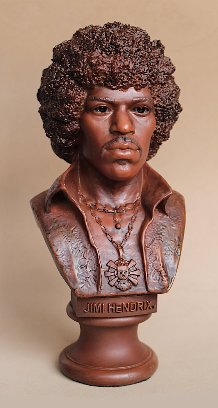 Jimi Hendrix 8" tall