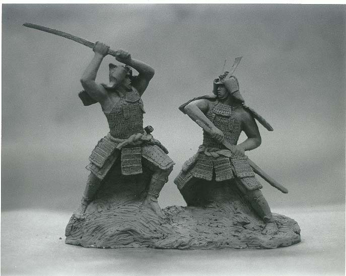 samurai sculpture